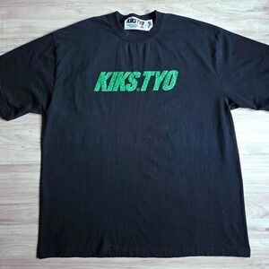 KIKS TYO Green Camo Print Tee Shirt